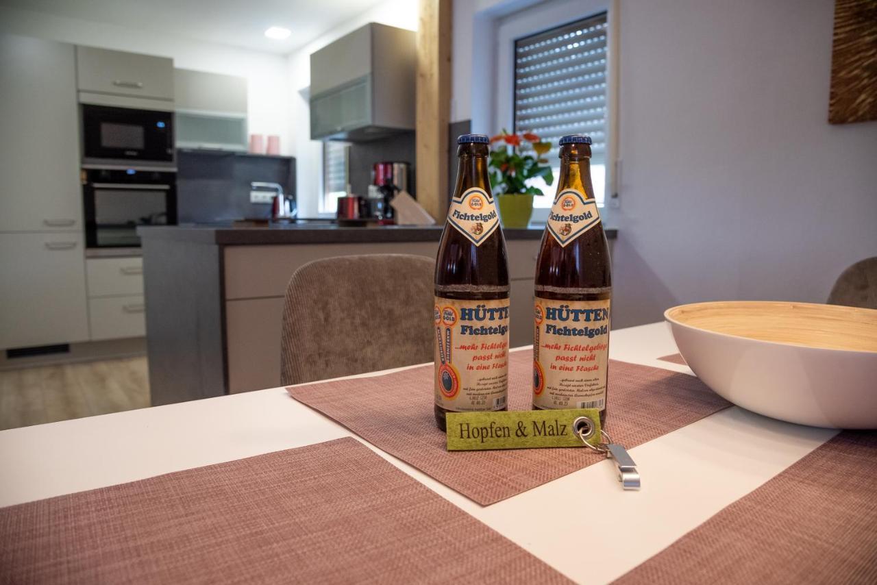 Ferienwohnungen Hopfen Und Malz Fichtelberg Luaran gambar